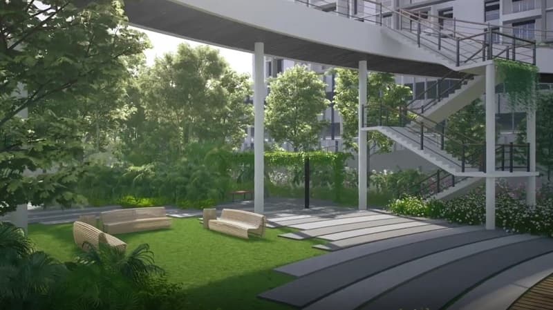 Landscaped Courtyard